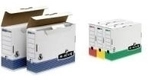 Fellowes Archiv-Schachtel R-Kive PRIMA, wei&szlig;-blau (B)80 mm aus 100% recycelter