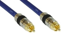 InLine 89802P, INLINE 1xCinch A/V Kabel PREMIUM 2m doppelt geschirmtes Kabel fuer