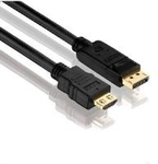 Purelink PureInstall - Videokabel - DisplayPort / HDMI - HDMI Typ A (M) bis