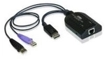 ATEN KA7169 DisplayPort USB Virtual Media KVM Adapter Cable with Smart Card Reader