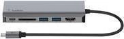 Belkin CONNECT USB-C 6-in-1 Multiport Adapter - Dockingstation - USB-C - HDMI - 1GbE