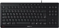 CHERRY STREAM KEYBOARD TKL - Tastatur - USB - US mit Euro-Symbol - Tastenschalter: