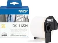 Brother DK11234 - Papier - selbstklebend - Schwarz auf Wei&szlig; - 60 x 86 mm 260