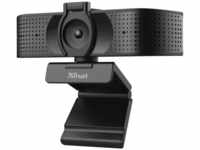 Trust 24280, TRUST Teza 4K Ultra HD Streaming-Webcam, Autofokus, Dual-Mikrofon,