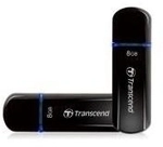 Transcend USB STICK 8GB USB2.0 HI-SPEED JETFLASH 600 MLC BLUE (TS8GJF600)