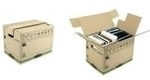 Fellowes Umzugskarton R-Kive Transit - gro&szlig;, braun aus doppelt verst&auml;rkter