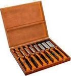 Bahco Stechbeitel-Satz, 6,10,12,16,18,25,32,36 mm, in Holzbox 424P-S8-EUR