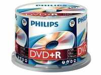 Philips DR4S6B50F/00, Philips DR4S6B50F - 50 x DVD+R - 4,7GB (120 Min.) 16x - Spindel