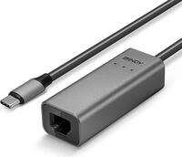 Lindy - Netzwerkadapter - USB-C 3,1 - 10M/100M/1G/2,5 Gigabit Ethernet - Silber