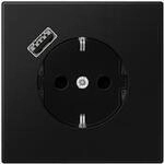 Jung SCHUKO Steckdose mit USB Typ A LS1520-18ASWM (LS1520-18ASWM)