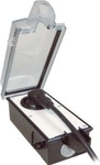BACHMANN Aussensteckd.m.Vorh.schl. 924.3491 abschliessbar f&uuml;r SCHUKO-Winkelst.