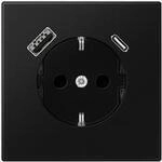 Jung SCHUKO Steckdose mit USB Typ AC LS1520-15CASWM (LS1520-15CASWM)