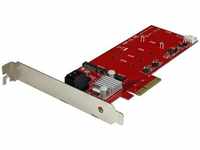 Startech PEXM2SAT3422, StarTech.com 2x M.2 NGFF SSD RAID Karte plus 2x SATA III...