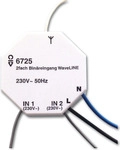 Busch-Jaeger 6725. Produkttyp: Switching/dimming actuator, Befestigungstyp: