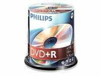 Philips DR4S6B00F/00, Philips DVD+R 4.7GB Philips 16x 100er Cakebox (DR4S6B00F/00)