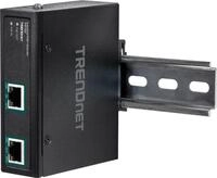Trendnet TI-E100 Netzwerk-Erweiterungsmodul Netzwerksender 10,100,1000 Mbit/s Schwarz