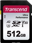 Transcend 340S - Flash-Speicherkarte - 512GB - A2 / Video Class V30 / UHS-I U3 - SDXC