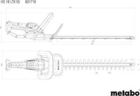 Metabo HS 18 LTX 55 Doppelte Klinge 2,6 kg (601718500)