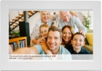 Denver PFF-1015W Digitaler Bilderrahmen Wei&szlig; 25,6 cm (10.1 ) Touchscreen WLAN