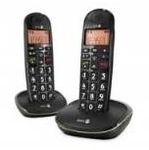 DORO PhoneEasy 100W Duo - Schnurlostelefon mit Rufnummernanzeige - DECTGAP - Schwarz