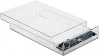 DeLOCK External Enclosure for 3.5 SATA HDD with USB Type-C - Speichergeh&auml;use - 3.5