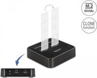 Delock - SSD-Dockingstation mit Klon-Funktion Sch&auml;chte: 2 - M.2 - M.2 NVMe Card -