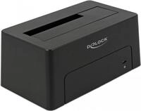 Delock - HDD-Dockingstation Sch&auml;chte: 1 - SATA 6Gb/s - USB 3,1 (Gen 2) - Schwarz