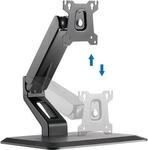 LogiLink - Aufstellung f&uuml;r LCD-Display (einstellbarer Arm) - Schwarz -