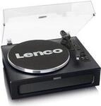 Lenco LS-430 - Plattenspieler - 40 Watt (Gesamt) - Schwarz (A004831)