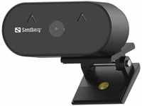 Sandberg 134-10, Sandberg USB Webcam Wide Angle 1080P HD. Kamerabildpunkte: 2 MP,