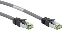 Goobay CAT 8.1 Patchkabel, S/FTP (PiMF), Grau, 20 m - LSZH halogenfrei, Kupfer AWG 24