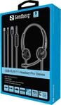 Sandberg USB+RJ9/11 Office Headset Pro Stereo - Headset - On-Ear - kabelgebunden -