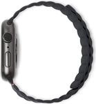 Decoded magnetisches Silikonarmband LITE Schwarz 38-40 mm (D22AWS40TSL3SCL)