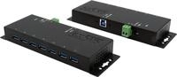 EXSYS EX-1188HMS-3 Schnittstellen-Hub USB 3.2 Gen 1 (3.1 Gen 1) Type-B 5000 Mbit/s