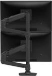 ERGOTRON LX Dual Monitor Arm in Schwarz - Monitor Tischhalterung mit patentierter