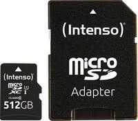 Intenso microSD 512GB UHS-I Perf CL10- Performance - 512 GB - MicroSD - Klasse 10 -