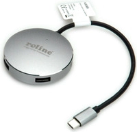 ROLINE 14.02.5036 Schnittstellen-Hub USB 3.2 Gen 1 (3.1 Gen 1) Type-C 5000 Mbit/s