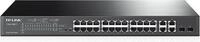 TP-Link Smart PoE Switch T1500-28PCT - Switch - 24 x 10/100 (PoE) + 2 x SFP + 4 x