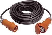 as - Schwabe 61205 Strom Verl&auml;ngerungskabel 16 A Schwarz 5 m (61205)