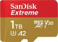 SanDisk Extreme - Flash-Speicherkarte (microSDXC-an-SD-Adapter inbegriffen) - 1TB -