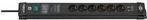 Brennenstuhl Premium-Line, power distribution unit with USB ports, 6 sockets, 3m,