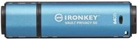KINGSTON 64GB IronKey Vault Privacy 50 USB AES-256 Encrypted FIPS 197 (IKVP50/64GB)