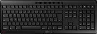 CHERRY Stream Wireless Tastatur RF kabellos + USB QWERTY UK Englisch Schwarz