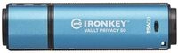 KINGSTON 256GB IronKey Vault Privacy 50 USB AES-256 Encrypted FIPS 197 (IKVP50/256GB)