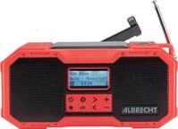 Albrecht DR 112 DAB+ Outdoor Kurbelradio UKW, SOS, Taschenlampe, Solar,...