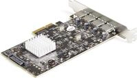 StarTech.com 4-Port USB PCIe Adapter - 10 Gbit/s USB 3.1/3.2 Gen 2 Typ-A PCI Express