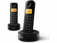 Philips D1602B/01, Philips D1602B - Schnurlostelefon mit Rufnummernanzeige - DECTGAP