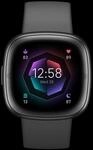 Fitbit Sense 2 - 40 mm - Carbon-Schwarz - intelligente Uhr mit Band - Graphit -