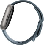 Fitbit Versa 4 - 40 mm - Platin - intelligente Uhr mit Band - Waterfall Blue -
