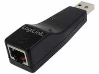 Logilink UA0025C, Logilink Fast Ethernet USB 2.0 to RJ45 Adapter -...